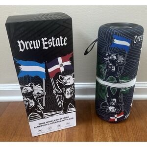 Drew Estate 2 In 1 True Wireless Bluetooth Speaker  Rat Pig LED40W  NEW